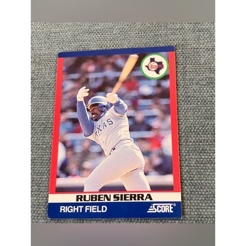 1991 Score Texas Rangers Baseball Card Trading Card